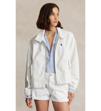 Polo Ralph Lauren para mujer. 211936442005 Chaqueta de loneta de algodón (XS), Blanco, Casual