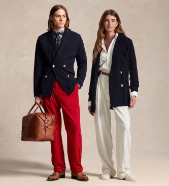 Marin kashmir cardigan i blazer-stil
