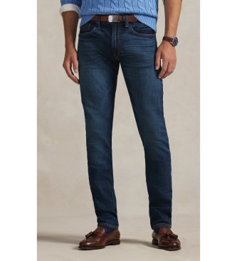 Polo Ralph Lauren para hombre. 710982150001 Jeans Sullivan Slim Fit elásticos azul (34/32), Casual, Algodón, Denim