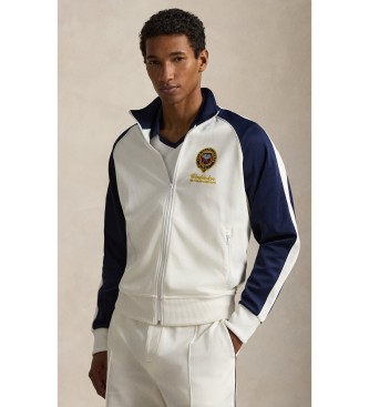 Polo Ralph Lauren para hombre. 710B16081001 Chaqueta deportiva de corte clásico blanco (XL), Casual, Algodón