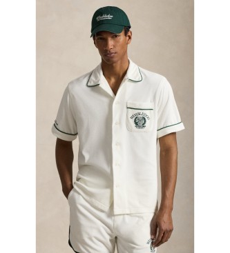 Polo Ralph Lauren para hombre. 710B16079001 Camisa Sport blanco (M), Casual, Algodón, Manga corta
