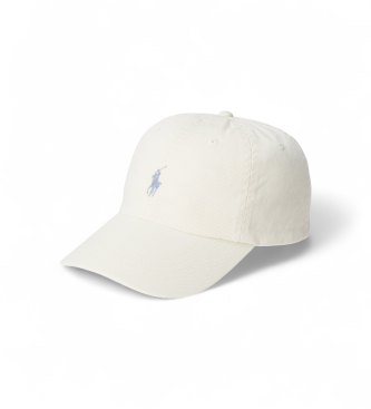 Polo Ralph Lauren para mujer. 211912843007 La icónica gorra de chino de algodón blanco (OSFA), Casual