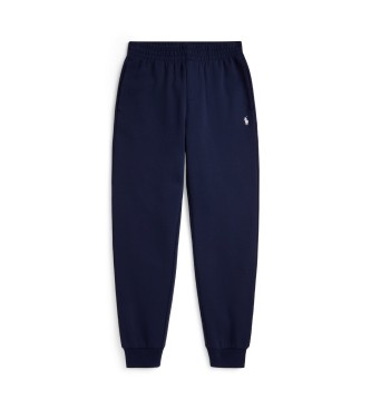 Polo Ralph Lauren Menino Azul, Marinho Para 323A95764002 Calças Jogger De Malha Dupla Azul-Marinho ((S) 6/7Años= 136/138Cm), Casual, Algodão, Moda Infant