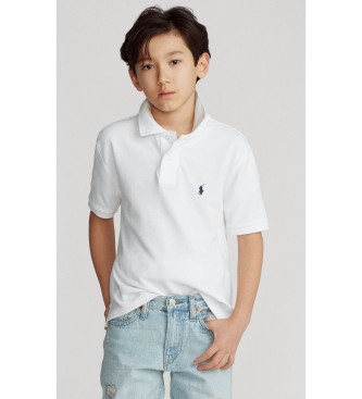 Polo Ralph Lauren para niño. 323603252004 Polo de malla de algodón blanco (8años=136/138cm), Casual, Manga corta, moda infantil