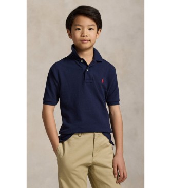 Polo Ralph Lauren para niño. 323603252005 Polo de malla de algodón marino (14años=150/155cm), Casual, Manga corta, moda infantil