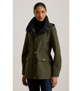 Para mujer. 297P18060002 Anorak con cuello embudo y capucha (XS), Casual, Poliéster Reciclado