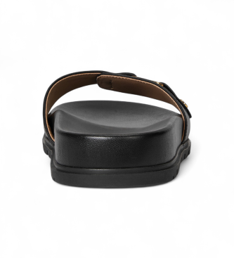 Lauren Ralph Lauren para mujer. 802982883002 Sandalias de Piel tipo chancla Tasha negro 3