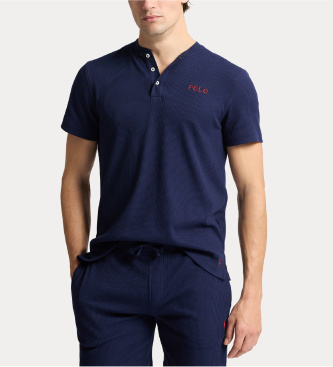 Polo Ralph Lauren para hombre. 714965509001 Camiseta Sle Top marino (M), Homewear, Algodón, Manga corta