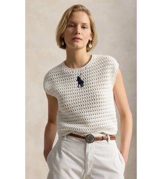 Polo Ralph Lauren para mujer. 211A12704002 Jersey Big Pony beige (S), Casual, Algodón