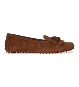Para mujer. 802P22310005 Mocasines Tayte de ante (36), Piel, Plano, Ninguno, Casual, Clásico