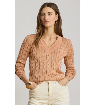 Para mujer. 200888795012 Jersey de críquet en punto de ochos (XS), Casual, Algodón, Manga larga