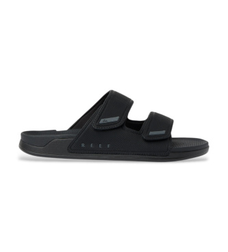 Reef para hombre. CJ8530 Sandalias Phantom Tradewind negro (42), Plano, Velcro, Beachwear