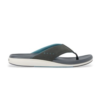 Reef para hombre. CJ9047 Sandalias Cushion Norte gris (39), Plano, Ninguno, Casual, Beachwear