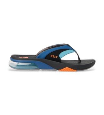 Reef para hombre. CJ9035 Sandalias Fanning negro (13 US = 46), Plano, Ninguno, Casual, Beachwear