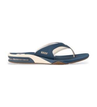 Reef para hombre. CJ9043 Sandalias Fanning marino (11 US = 44), Plano, Ninguno, Casual, Beachwear