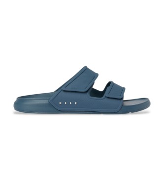Reef para hombre. CJ8437 Sandalias Oasis Adapt marino (8USA=40), Plástico, Plano, Velcro, Beachwear