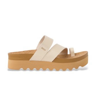 Reef para mujer. CJ8961 Sandalias Vista Hi Layla beige (38.5), Plano, Ninguno, Casual
