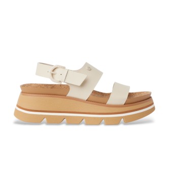 Reef para mujer. CJ7375 Sandalias Vista Luxe Liah blanco (41), 3 a 5cm, Hebilla, Casual