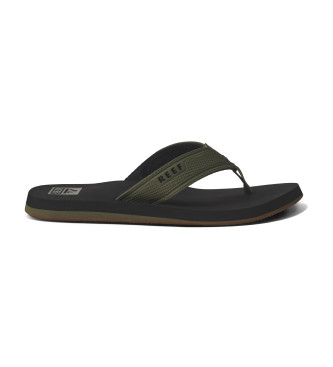 Reef Für Herren. CJ4366 Flip-Flops The Layback Grün (39), Wohnung, Keine, Lässig, Strandbekleidung
