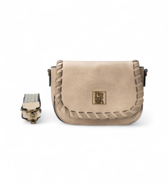 Refresh para mujer. 18330702-HIELO Bolso 183307 beige (OSFA), Casual, Sintético