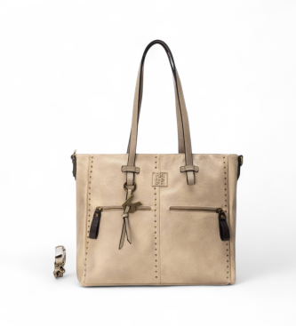 Refresh para mujer. 18331204-HIELO Bolso 183312 beige (OSFA), Casual, Sintético