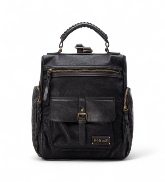 Refresh para mujer. 18331701-NEGRO Mochila 183317 negro (OSFA), Casual, Sintético
