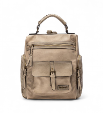 Refresh para mujer. 18331702-HIELO Mochila 183317 beige (OSFA), Casual, Sintético