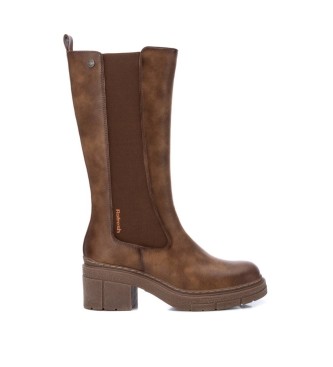 Refresh para mujer. 17099503-TAUPE Botas casual taupe -Altura tacón 6cm- (36), Marrón, 5 a 8cm, Cremallera