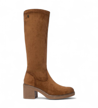 Refresh para mujer. 17303701-CAMEL Botas 173037 marrón (36), 5 a 8cm, Cremallera, Casual