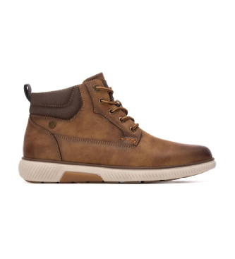 Refresh para hombre. 17289603-CAMEL Botines 172896 marrón (41), Plano, Cremallera, Casual