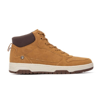 Refresh para hombre. 17324001-CAMEL Botines 173240 marrón (42), Plano, Cremallera, Casual