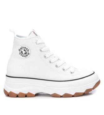 Refresh para mujer. 17191901-BLANCO Botines 171919 blanco (40), Tela, 5 a 8cm, Cordones, Cremallera, Casual, Refresh outlet 2024.