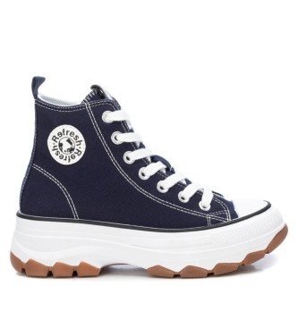 Refresh para mujer. 17191903-NAVY Botines 171919 marino (37), Tela, 5 a 8cm, Cordones, Cremallera, Casual, Refresh outlet 2024.