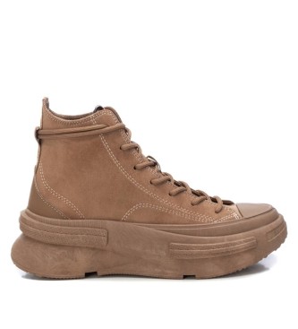 Refresh para mujer. 17206602-TAUPE Botines De Piel 172066 beige (41), 3 a 5cm, Ante, Cordones, Cremallera, Casual, Refresh outlet 2024.