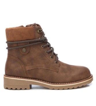 Refresh para mujer. 17210903-CAMEL Botines 172109 marrón (37), Plano, Cordones, Cremallera, Casual, Refresh outlet 2024.
