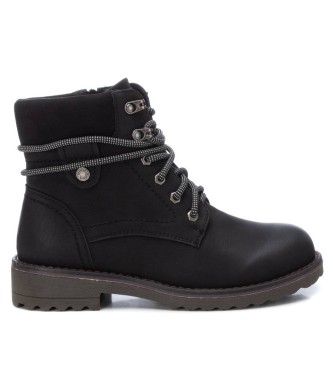 Refresh para mujer. 17210905-NEGRO Botines 172109 negro (35), Plano, Cordones, Cremallera, Casual, Refresh outlet 2024.