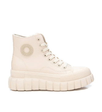 Refresh para mujer. 17235901-BEIGE Botines 172359 beige (39), 3 a 5cm, Cordones, Cremallera, Casual