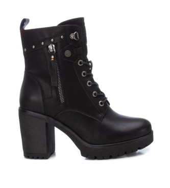Refresh para mujer. 17237002-NEGRO Botines 172370 negro (40), 8 a 10cm, Cordones, Cremallera, Casual