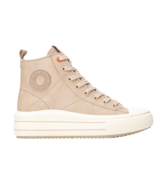 Refresh para mujer. 17293906-BEIGE Zapatillas 172939 beige (38), 3 a 5cm, Cremallera, Casual