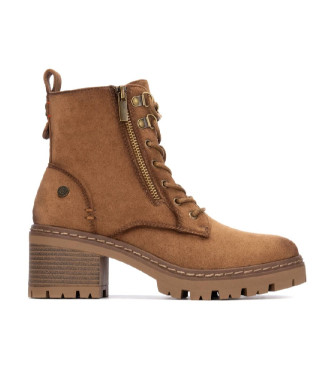 Refresh para mujer. 17302201-TAUPE Botines 173022 marrón (39), 3 a 5cm, Cremallera, Casual