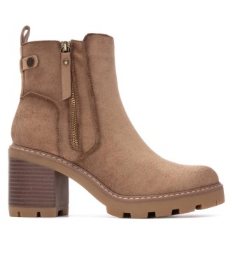 Refresh para mujer. 17303102-BEIGE Botines 173031 beige (41), 3 a 5cm, Cremallera, Casual