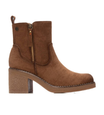 Refresh para mujer. 17303801-TAUPE Botines 173038 marrón (35), 5 a 8cm, Cremallera, Casual