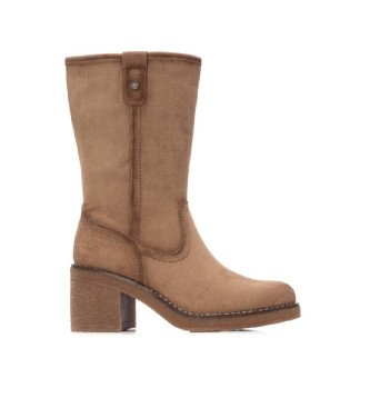 Refresh para mujer. 17304003-BEIGE Botines 173040 marrón (39), 3 a 5cm, Cremallera, Casual
