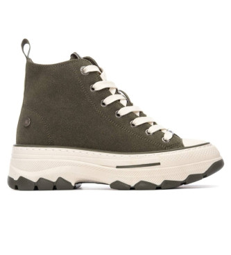 Refresh para mujer. 17307803-KAKI Zapatillas 173078 verde (40), 3 a 5cm, Cordones, Cremallera, Casual