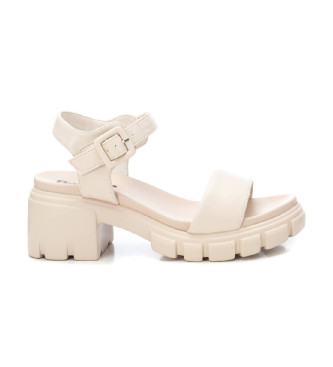 Refreshvoor vrouwen. 17151005-HIELO Sandalen 171510 wit (40), 5 tot 8 cm, Gesp, Casual, Feest