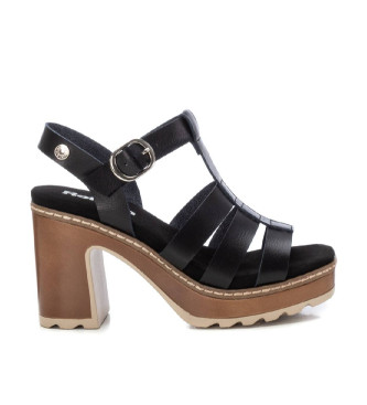 Refresh para mujer. 17187805-NEGRO Sandalias 171878 negro (38), 5 a 8cm, Hebilla, Casual, Refresh outlet 2024.