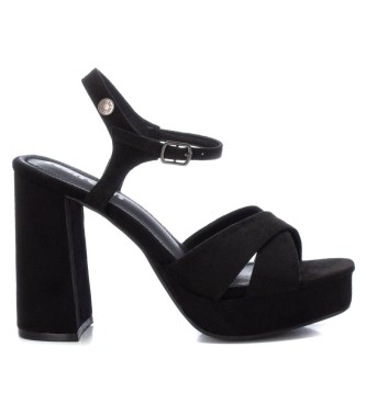 Refreshvoor vrouwen. 17189501-NEGRO Sandalen 171895 zwart -Hoogte hak 9cm (40), 8 tot 10 cm, Gesp, Casual, Feest
