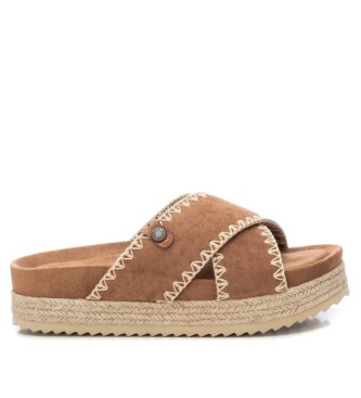 Refresh para mujer. 17194804-CAMEL Sandalias 171948 marrón (38), Plano, 1 a 3cm, Ninguno, Casual, Refresh outlet 2024.