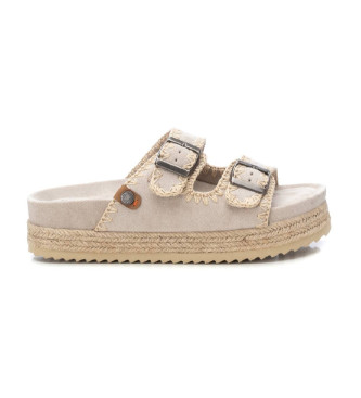 Refresh para mujer. 17195001-HIELO Sandalias 171950 blanco roto (37), Tela, 5 a 8cm, Ninguno, Casual, Refresh outlet 2024.