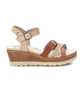 Refresh - Sandali Donna Beige - Scarpe Comode E Versatili - Moda Casual - Modello 17268202 (Misurare 38)-image
